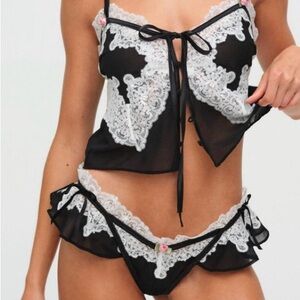 For love and lemons Maeve 3 piece lingerie set